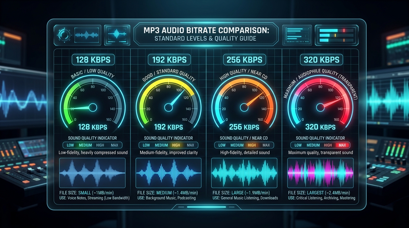 Featured banner for What Bitrate Should You Use When Converting Video Audio to MP3?