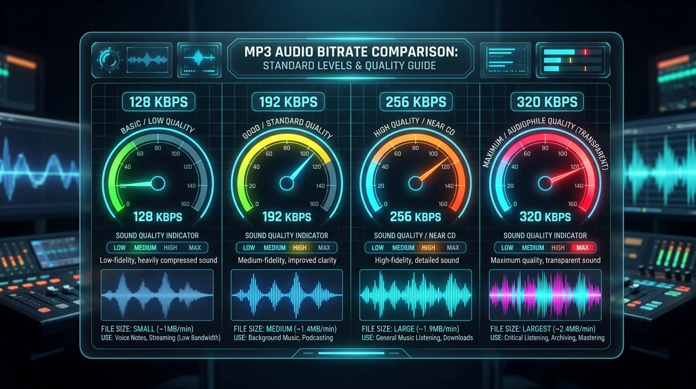 Best Bitrates for Converting Video to MP3
