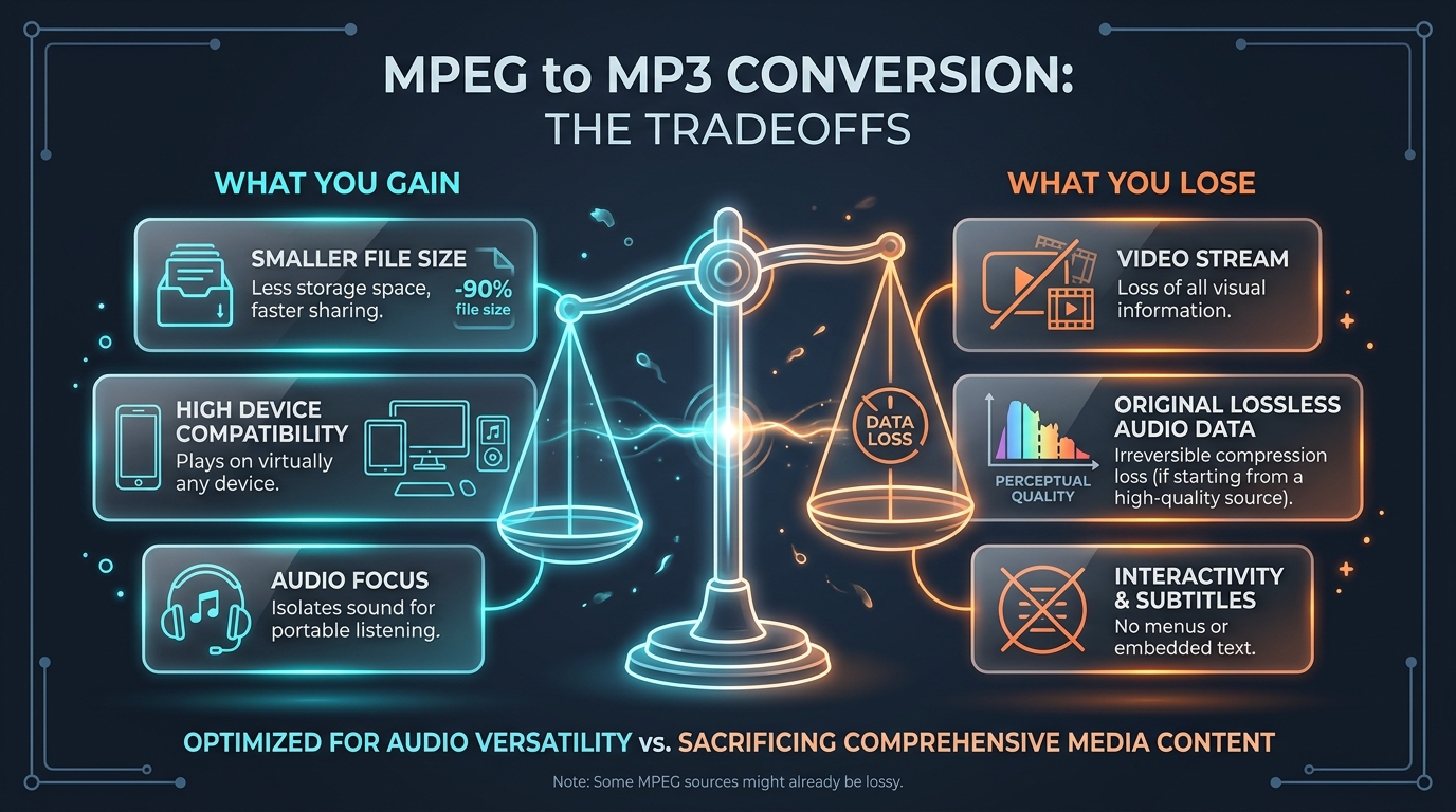 Featured banner for MPEG to MP3: What You Gain, What You Lose, and Whether It's Worth It