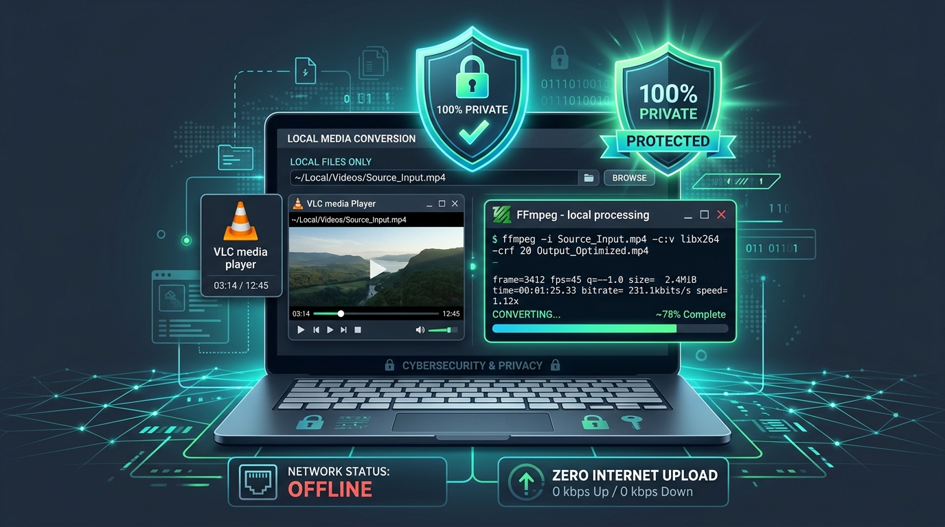 Featured banner for Converting MPEG to MP3 Without Uploading Anywhere: Free Offline Tools (VLC, FFmpeg)